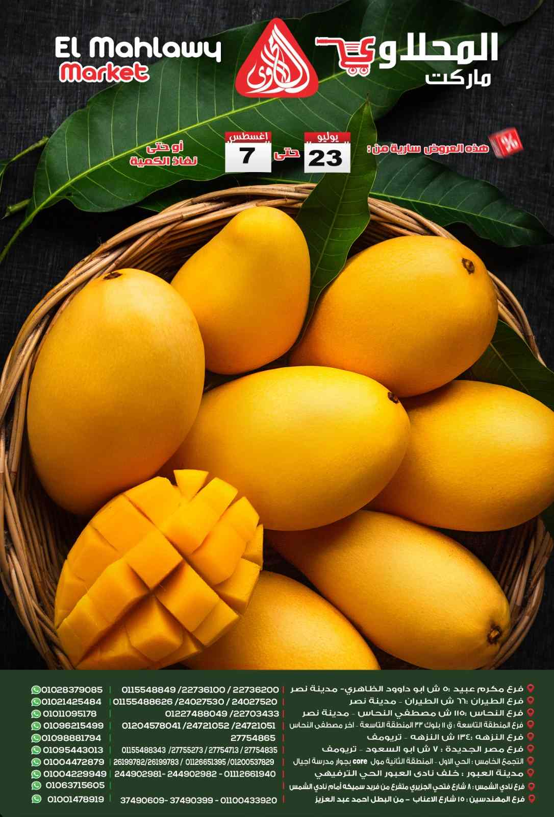 عروض المحلاوى ماركت من 23 يوليو حتى 27 يوليو 2025 عروض الصيف