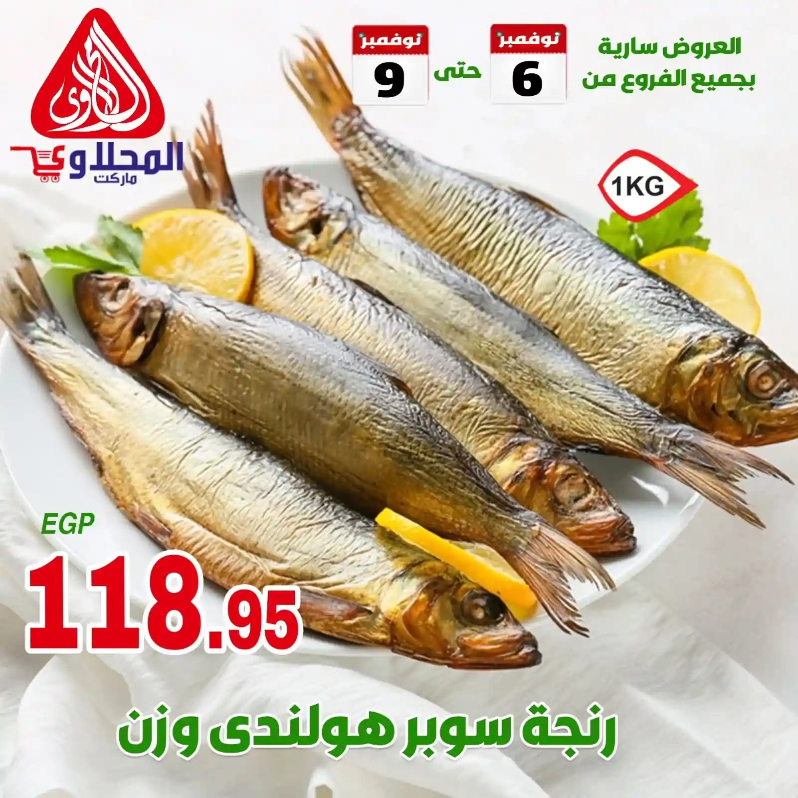 عروض المحلاوى ماركت من 6 نوفمبر حتى 9 نوفمبر 2025 الويك اند عروض المحلاوى ماركت من 6 نوفمبر حتى 9 نوفمبر 2025 الويك اند