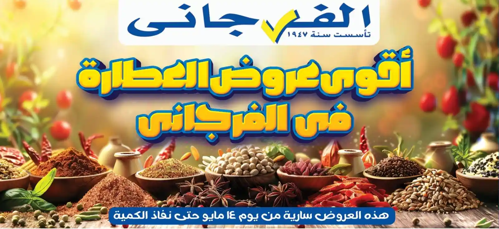 عروض الفرجانى اليوم مهرجان العطارة 15 مايو 2026