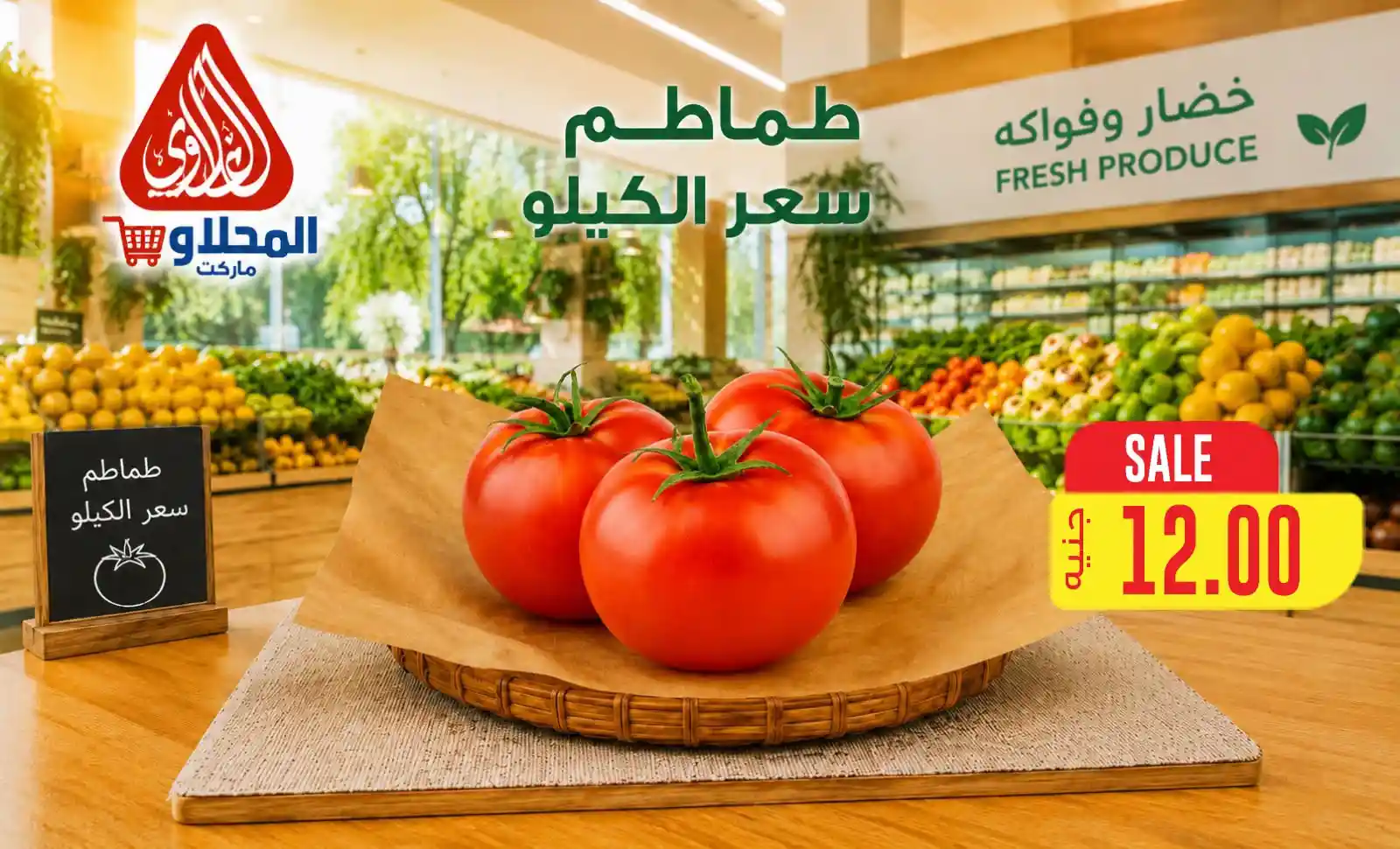 عروض المحلاوى ماركت اليوم 28 يونيو 2026 خضار و فواكه و اسماك