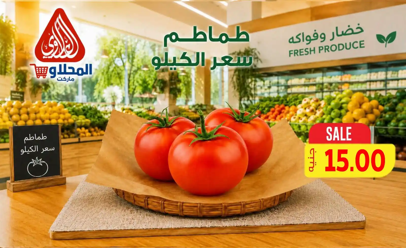 عروض المحلاوى ماركت خضراوات و فاكهة من الخميس 15 أكتوبر 2026