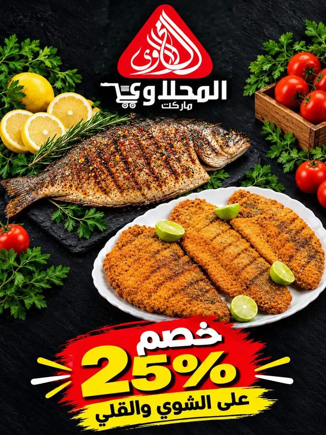 عروض المحلاوى ماركت اليوم 26 و 27 أكتوبر 2026 الاسماك