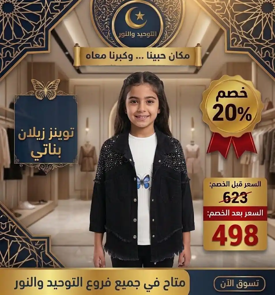 عروض التوحيد والنور من الاربعاء 28أكتوبر 2026 ملابس اطفال صورة 2